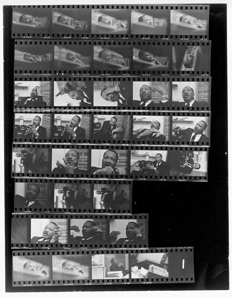 Martin Luther King Jr. photographed in 1968
